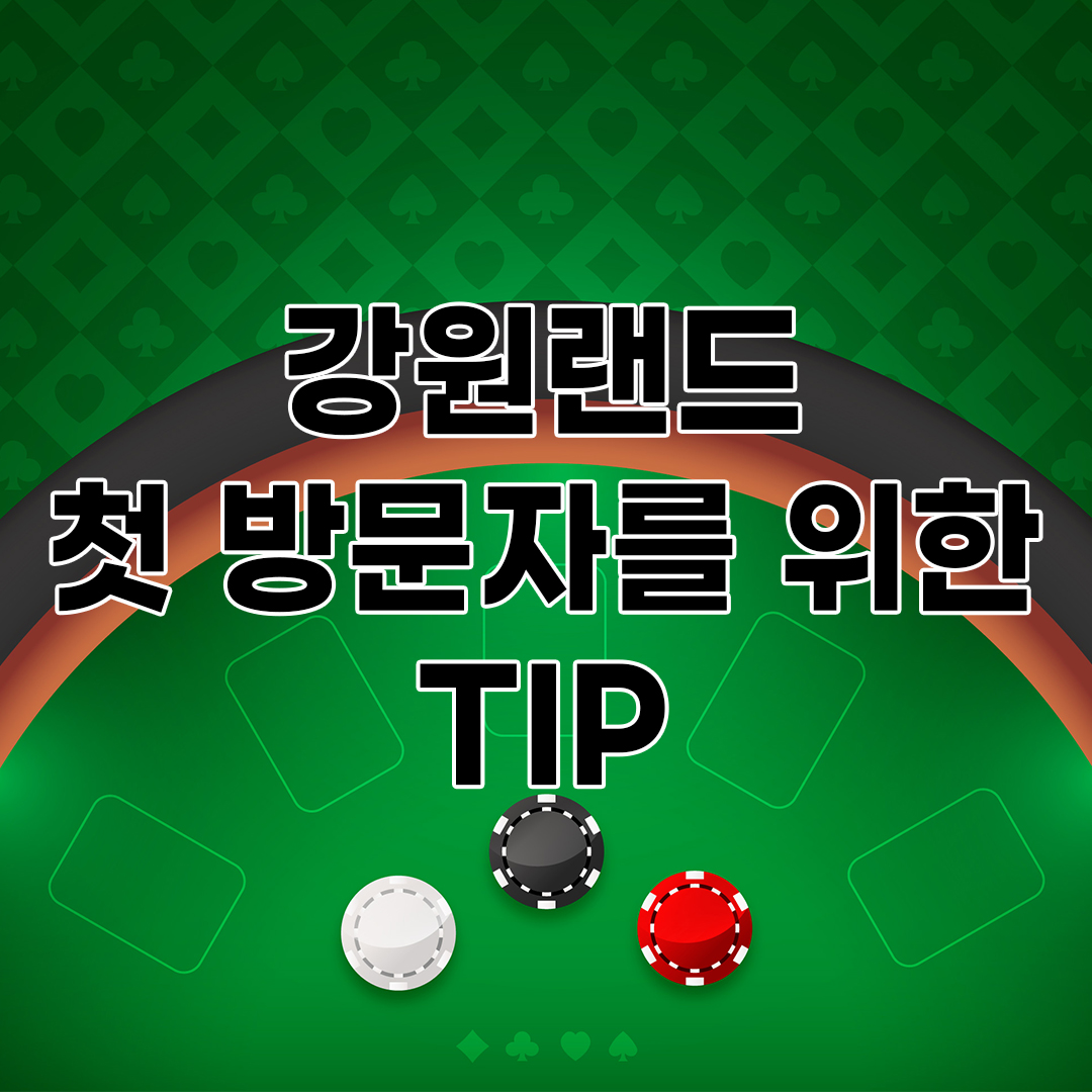 강원랜드 첫 방문자를 위한 TIP | 카지노 입장부터 시간, 게임종류 등